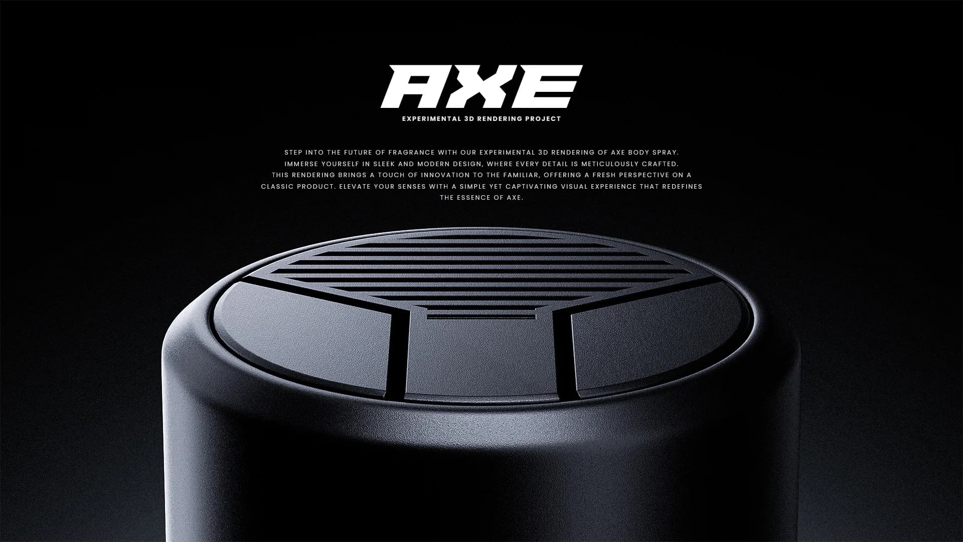 AXE — Product render, visual 2