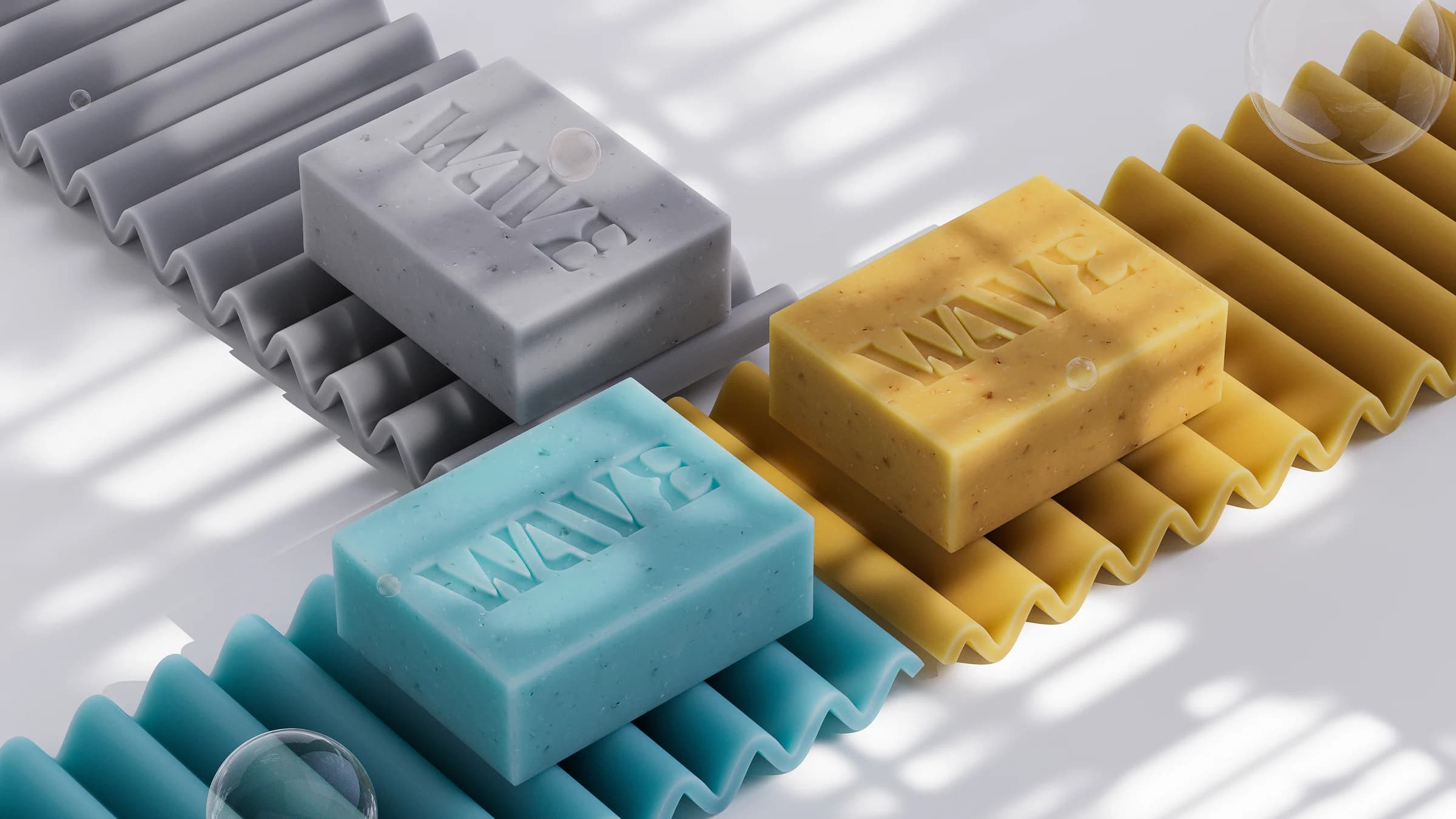 Wave Soap — Product CGI / Concept design, visual 6